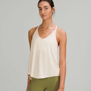 Lululemon Modal-Silk Yoga Tank Top White Opal